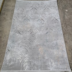 Високоворсний килим Sedef 0005B grey-deb  - Висока якість за найкращою ціною в Україні